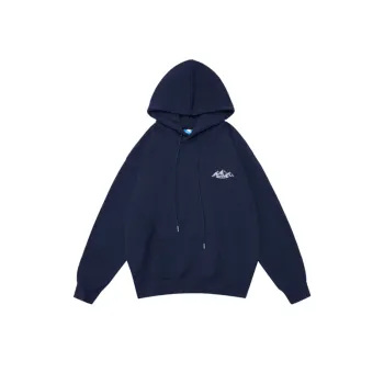 Snow Mountain Print Oversized Hoodie