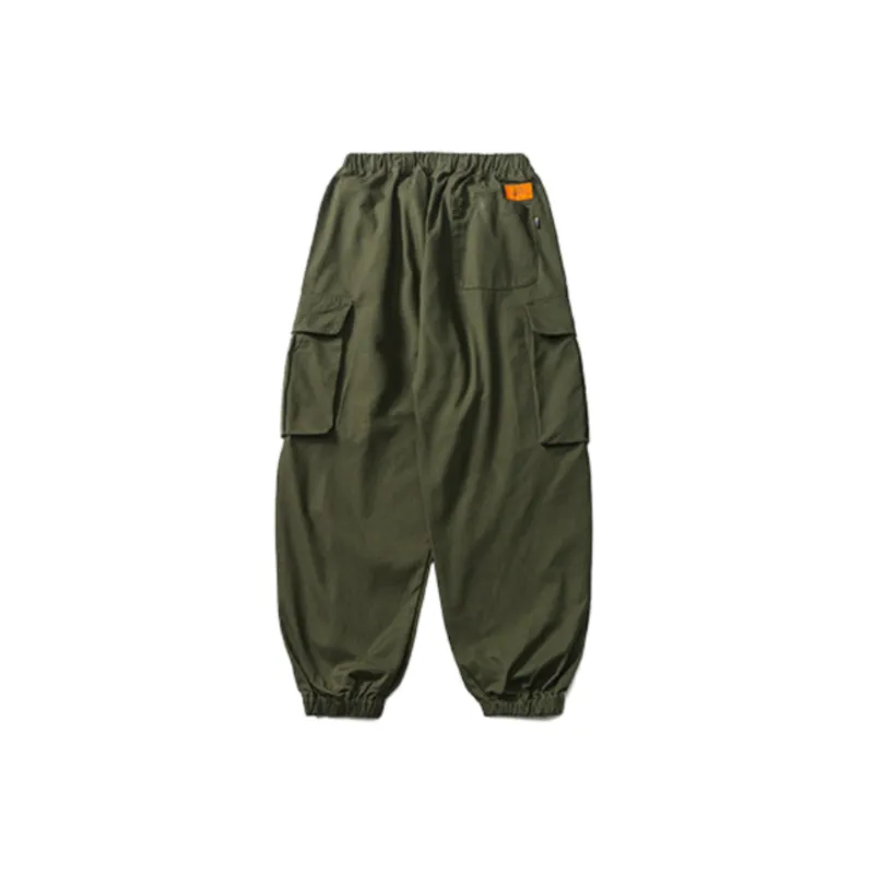 Solid Color Casual Pants-3