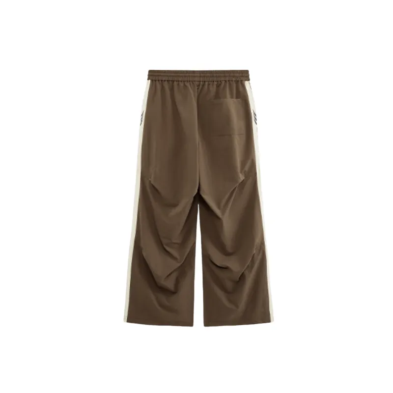Casual Striped Blended Synthetic Fabrics Sports Pants-1