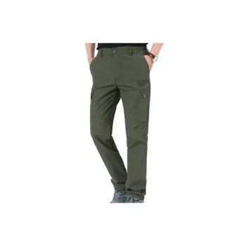 Casual Loose Blended Synthetic Fabrics Cargo Pants