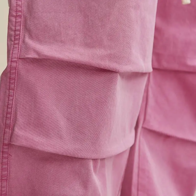 Retro Washed Cotton Casual Pants-6