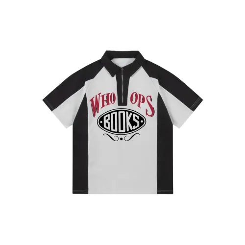 Retro Patchwork Polo Shirt