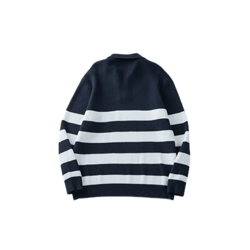 Fashionable Loose Long Sleeve Blended Synthetic Fabrics Sweater-4