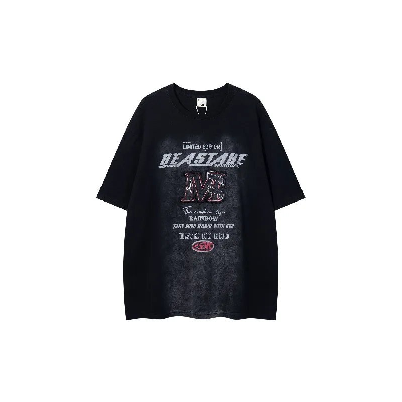 Loose Washed 100% Cotton T Shirt-2