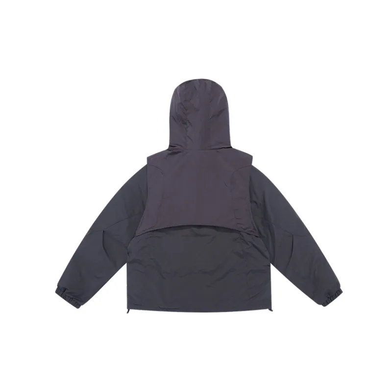 Fashionable Simple White Duck Down Jacket-1