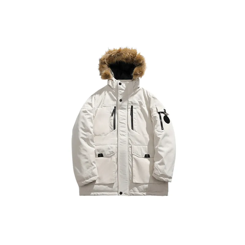 Casual Plain Blended Synthetic Fabrics Quilted Jacket-4