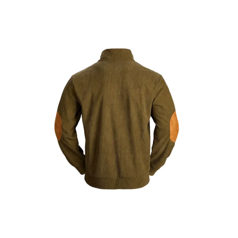 Fashionable Loose Corduroy Sweater-1