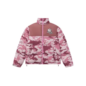 Cartoon Warm Blended Synthetic Fabrics Quilted Jacket