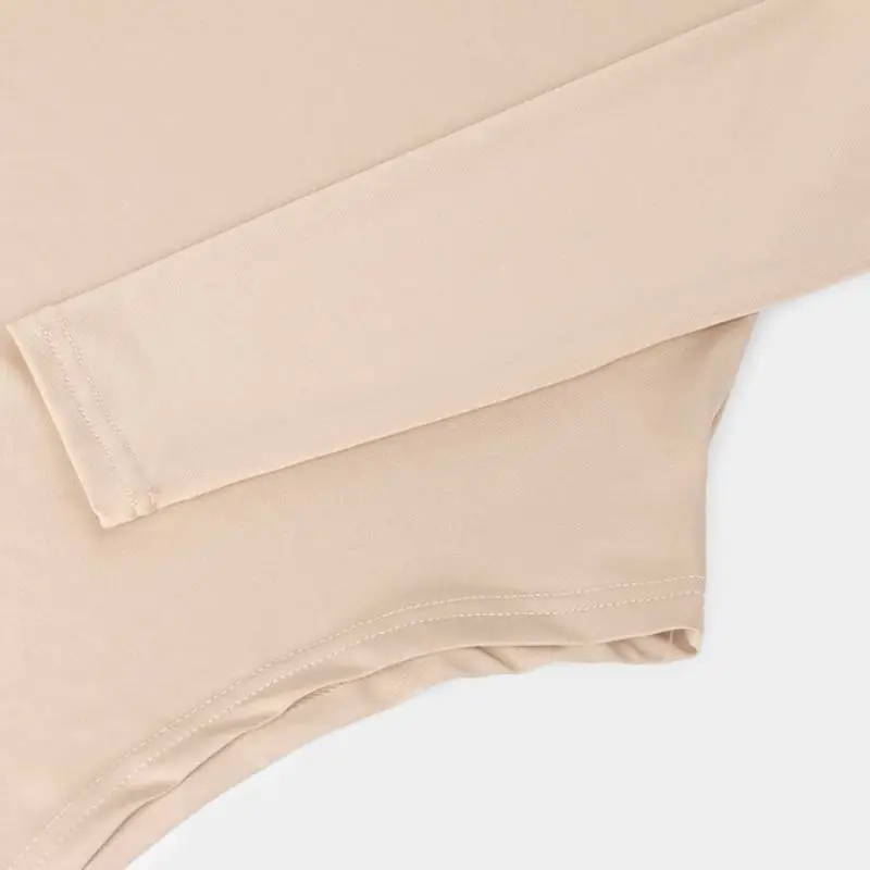 Glamorous Plain Polyester Bodysuit Women-5