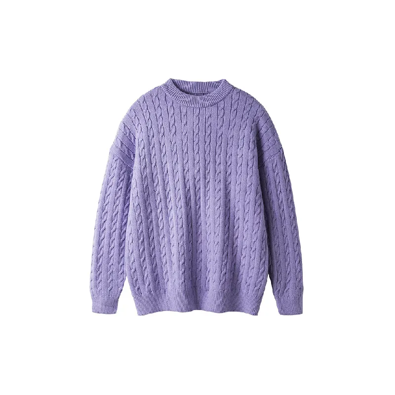 Retro Fashionable Polyester Sweater-4