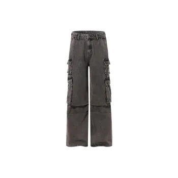 Funky Loose Denim Cargo Pants