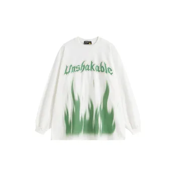 Heavy Casual Hip Hop Graffiti Long Sleeve Sweatshirt