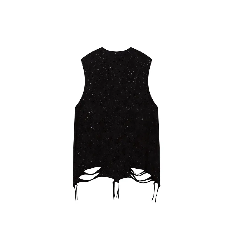 Casual Loose Cotton Vest-5