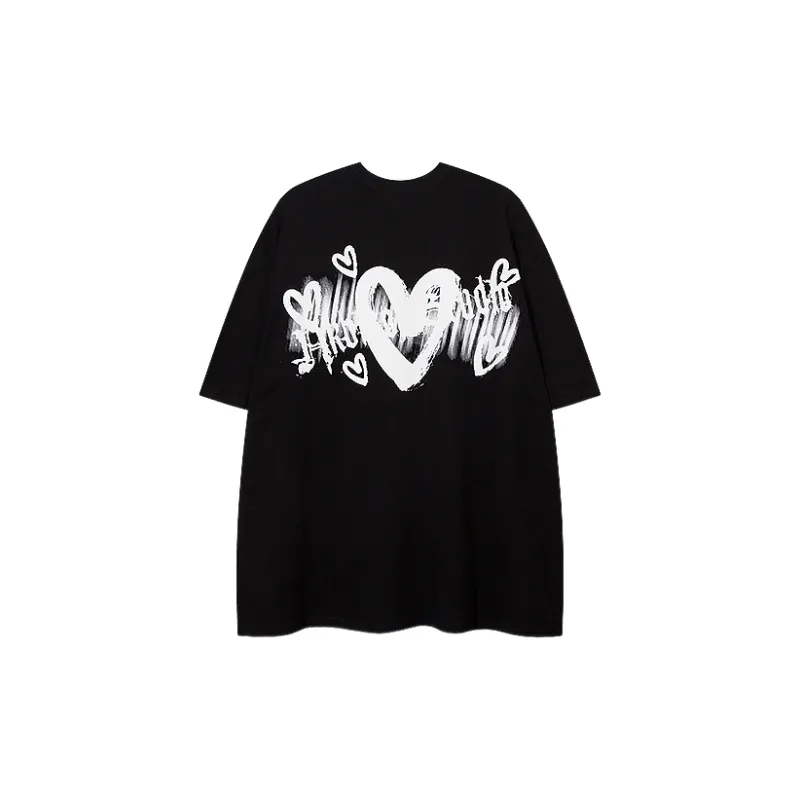Fashionable Loose 100% Cotton T Shirt-3