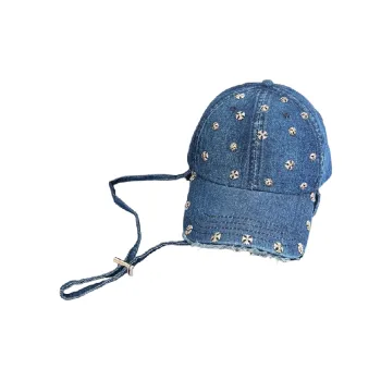 Denim Fashion Peaked Cap