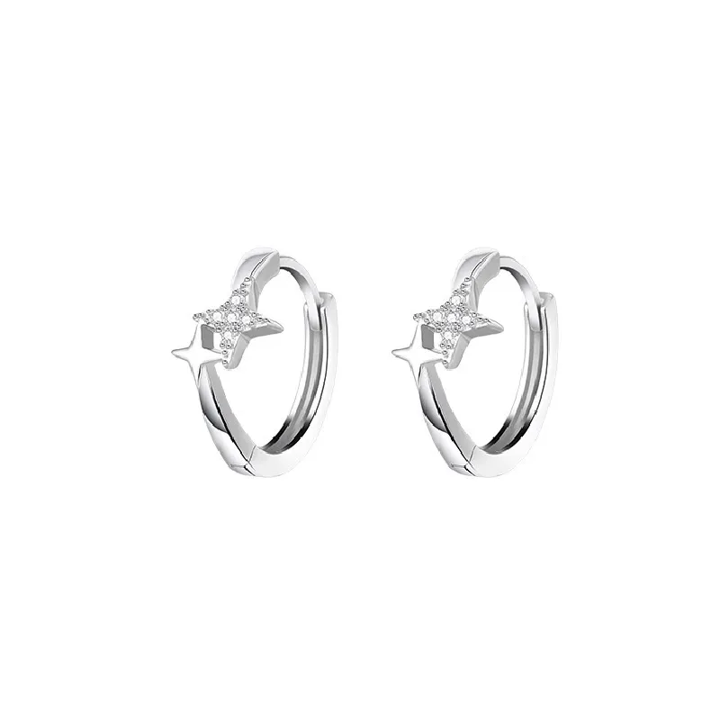 Simple Luminous Star Earring-0
