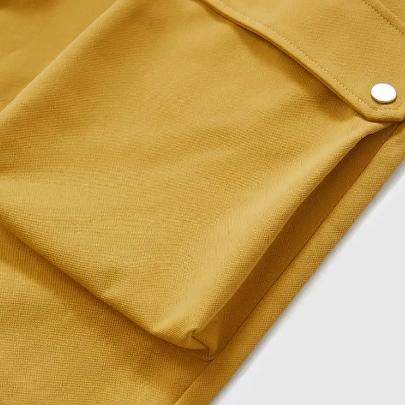 Casual Loose Polyester Cargo Pants-9