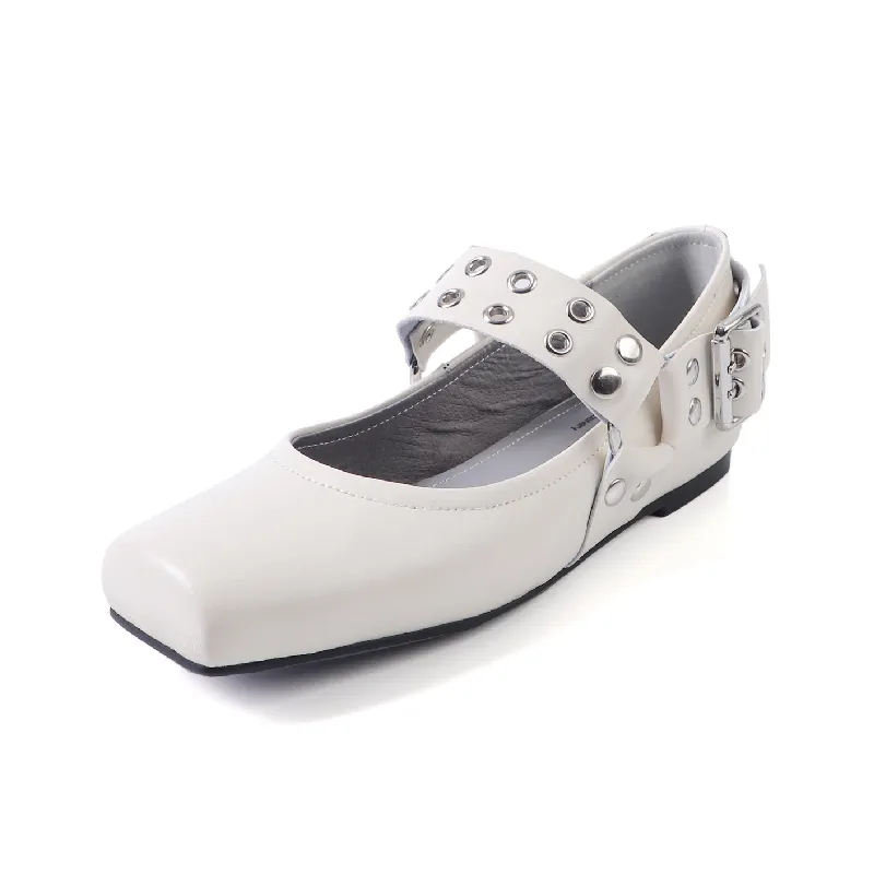Retro Plain Mary Jane Shoes-5