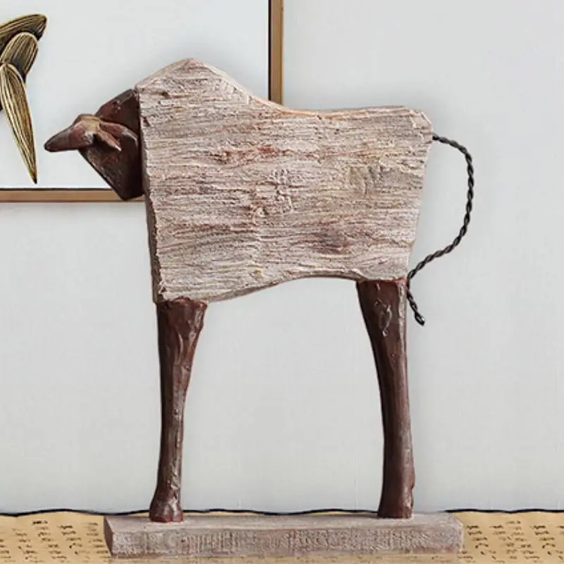 Basics Retro Wooden Ornament-1