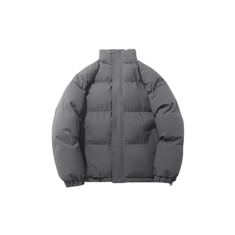 Simple Loose Polyester Quilted Jacket-14