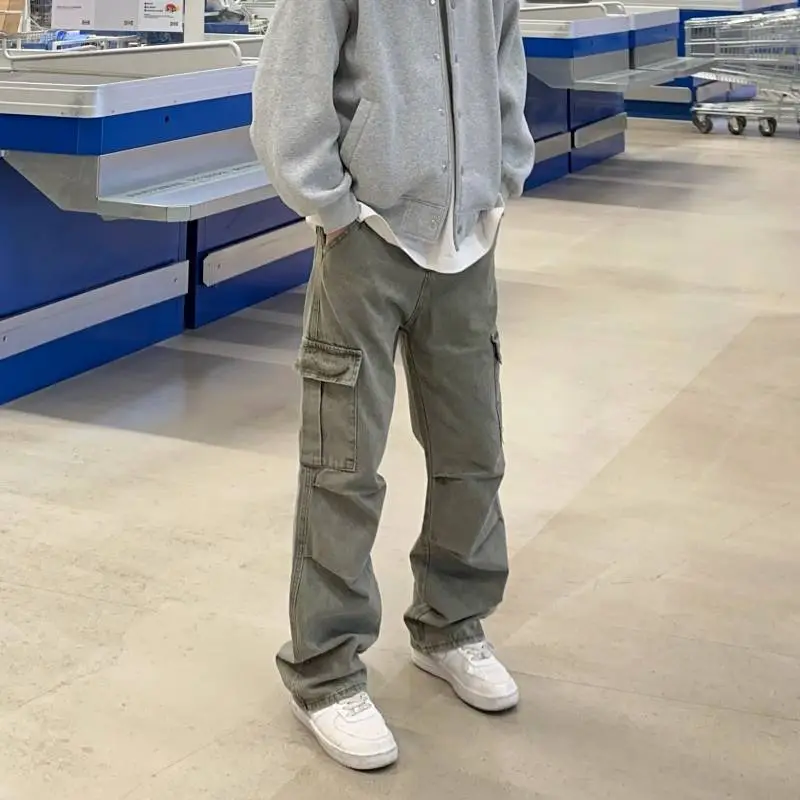 Glamorous Loose Polyester Cargo Pants-2