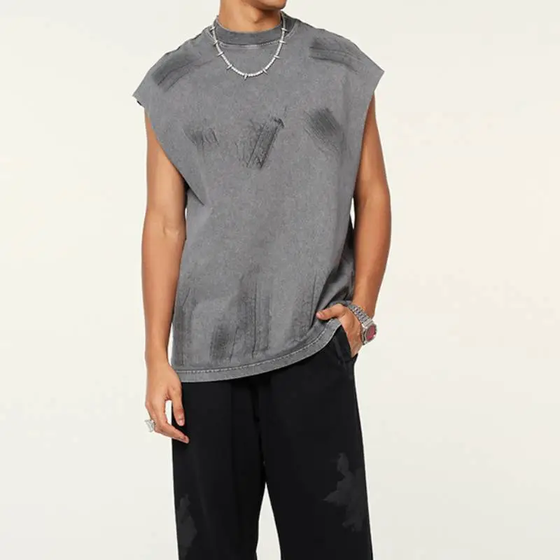 Casual Loose Cotton Vest-8