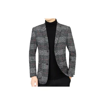 Glamorous Plaid Business Suit