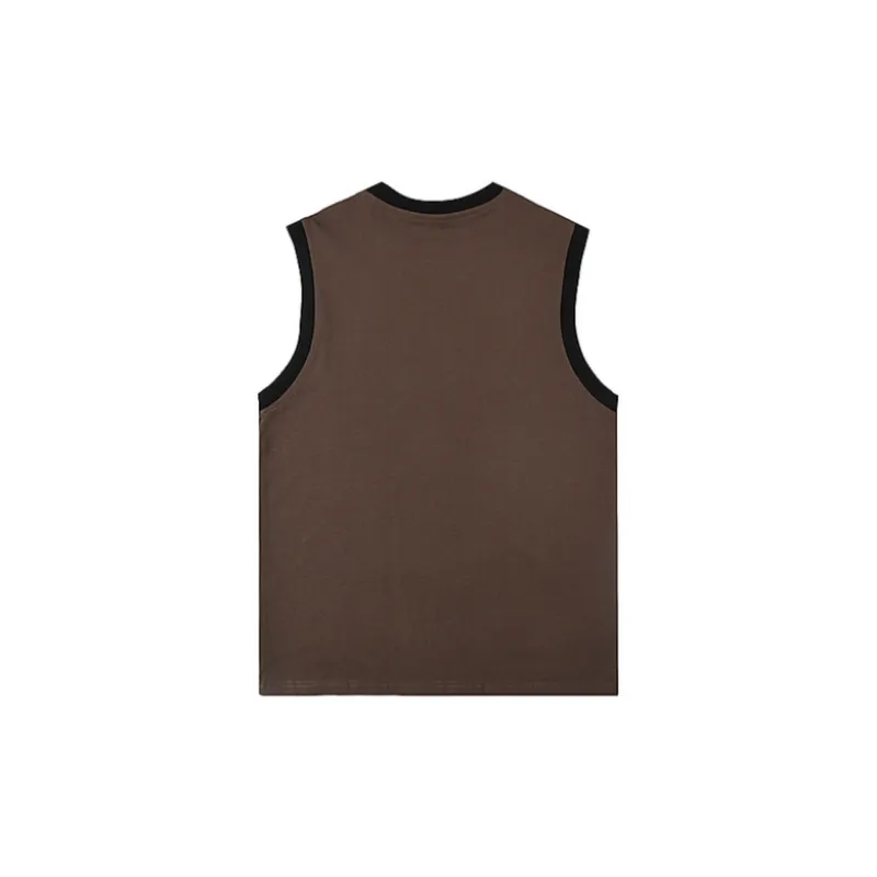 Trendy Brand Letter Printed Vest-3