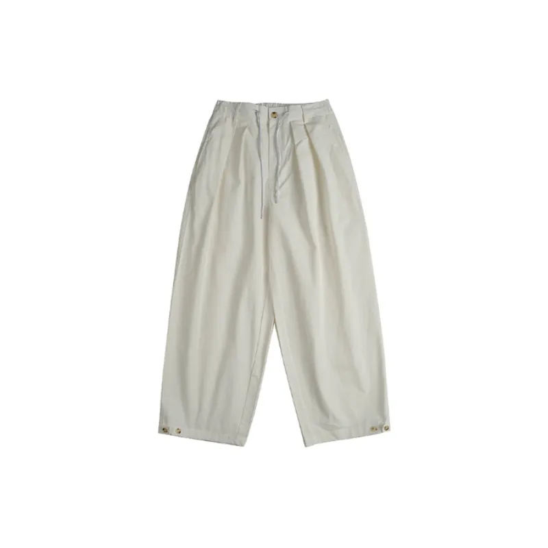 Solid Color Basic Straight Casual Pants-6