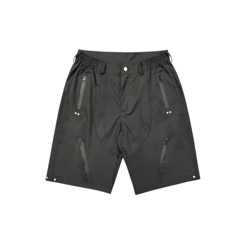 Functional Zipper Shorts with Loose Style