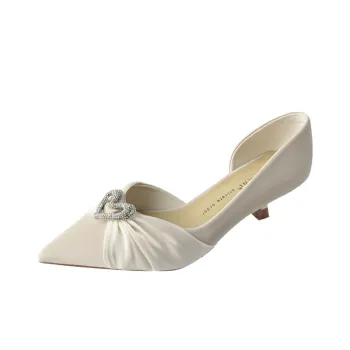 Plain Rhinestone High Heels