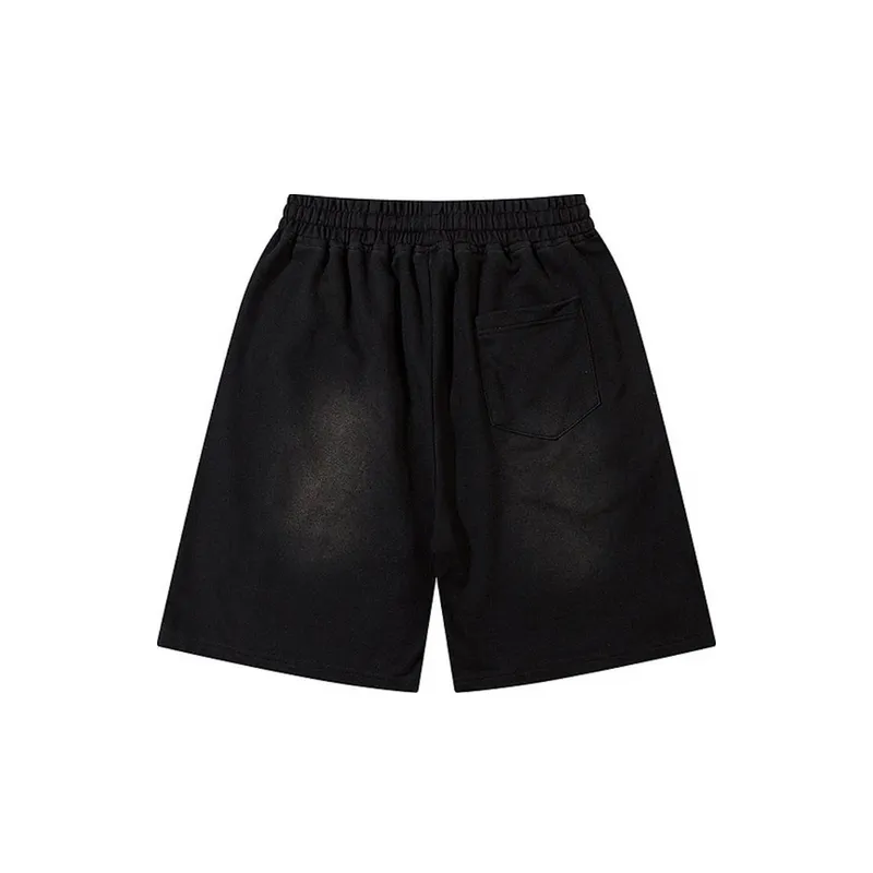 Retro Washed Casual Loose Straight Sports Shorts-5