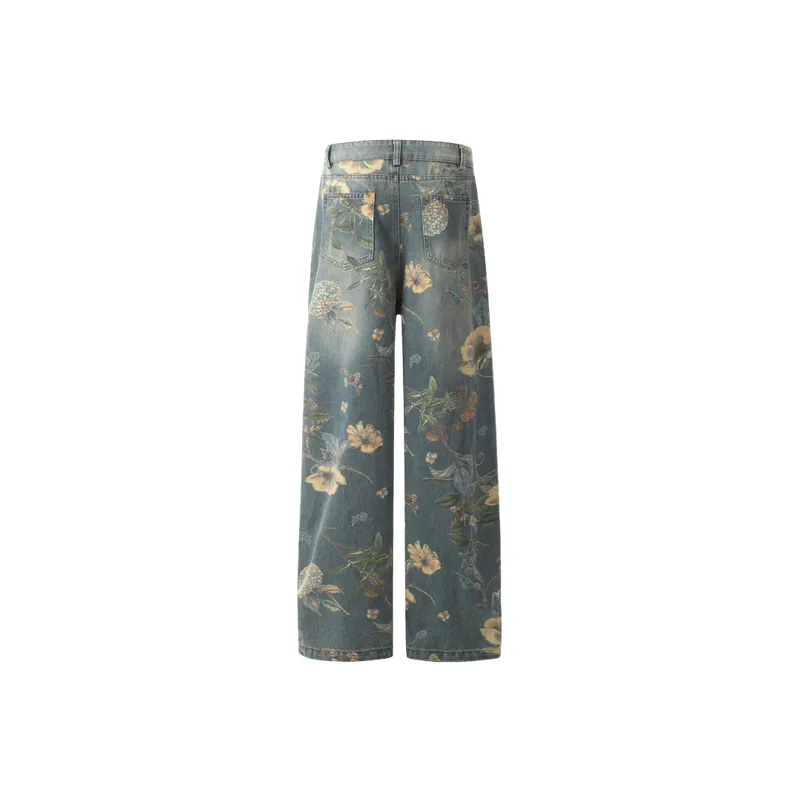 Loose Straight Leg Jeans-1