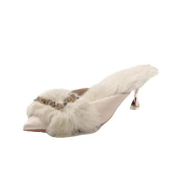 Fashionable Raw Hem High Heels