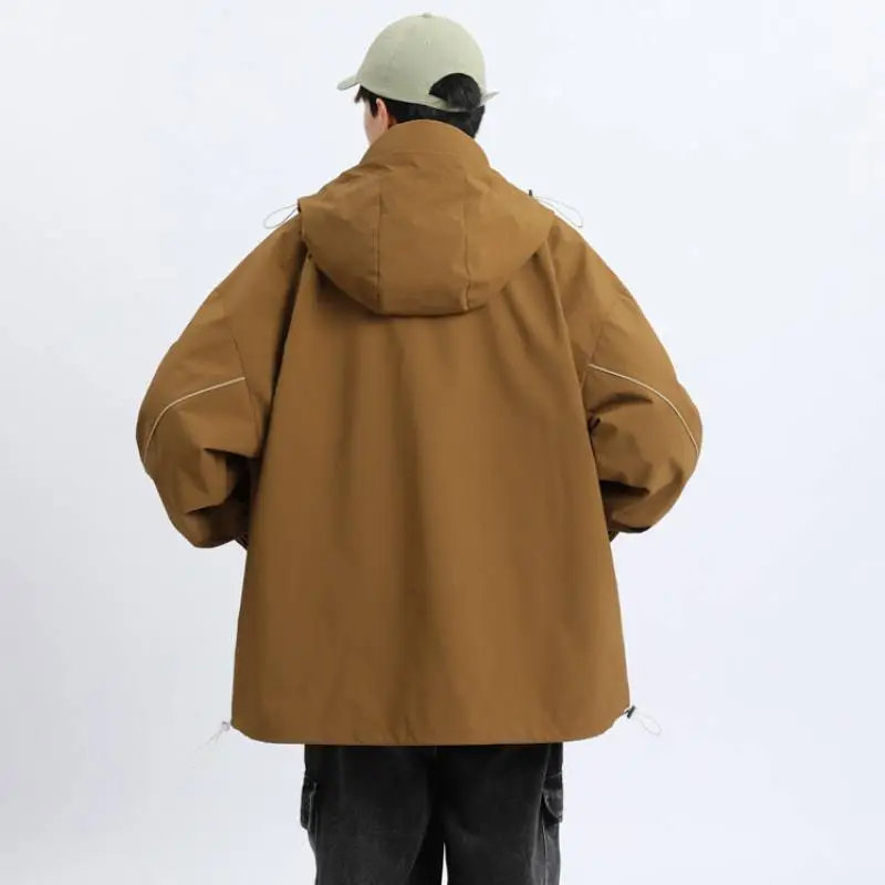 Fashionable Waterproof Polyester Jacket-7