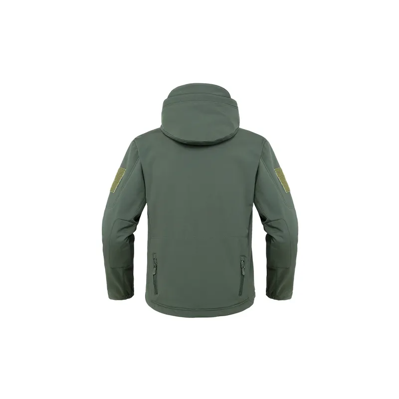 Sporty Warming Polyester Outdoor Jacket-2