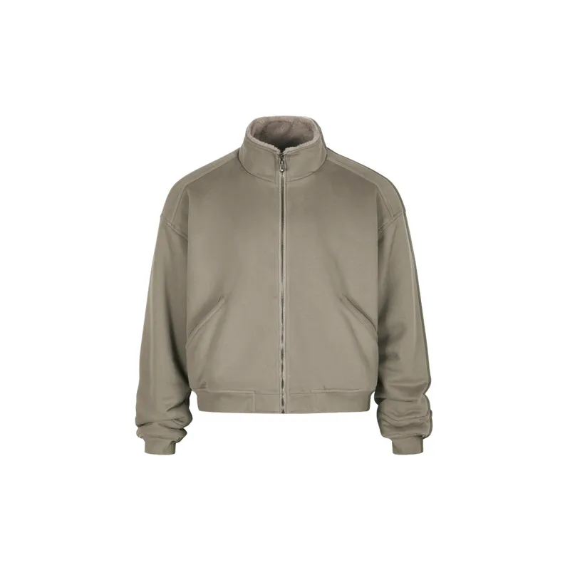 Casual Loose Cotton Blended Fabric Jacket-0