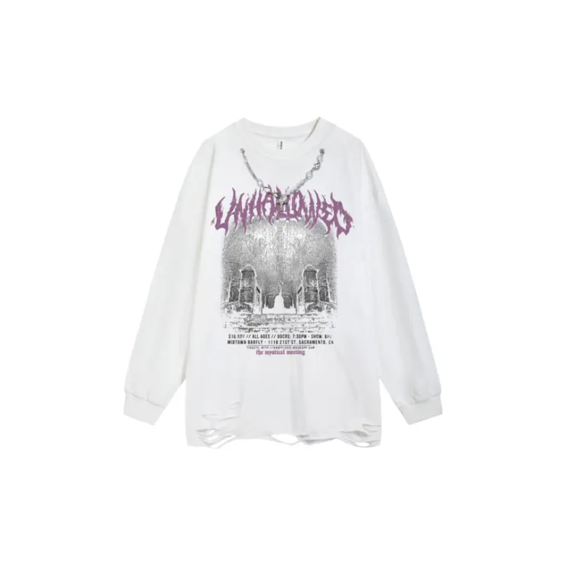 Dark Style Long Sleeve T Shirt-0