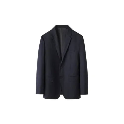 Fashionable Simple Wool Blend Fabric Business Suit