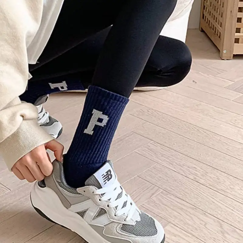 Fashionable Sporty Cotton Mid Calf Sock-9