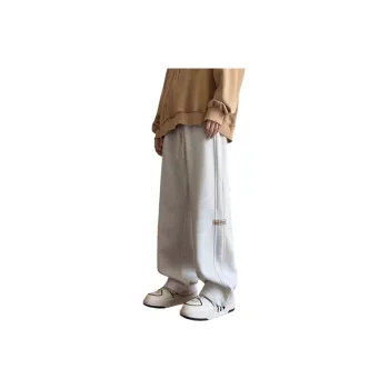 High Street Ruffian Retro Straight Sports Wide Leg Pants
