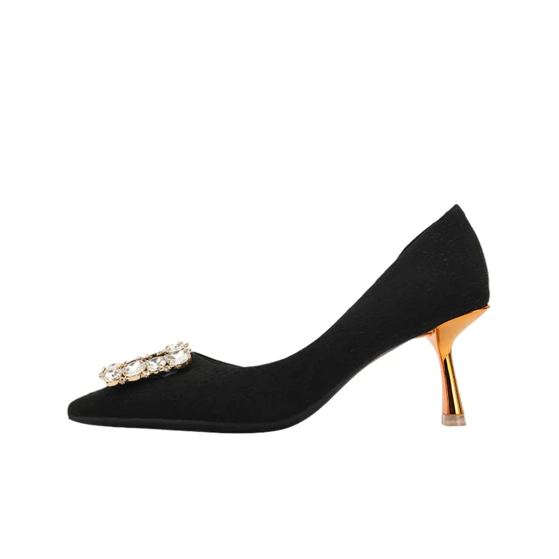 Glamorous Rhinestone High Heels-0