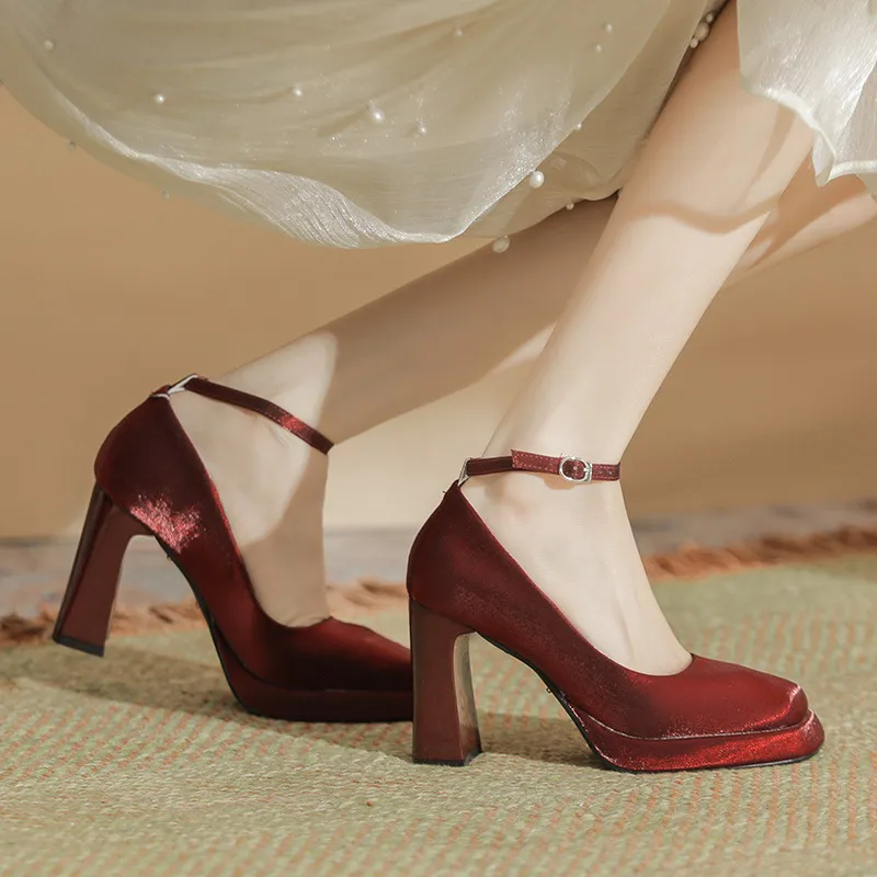 Fashionable Waterproof Mary Jane Shoes-2