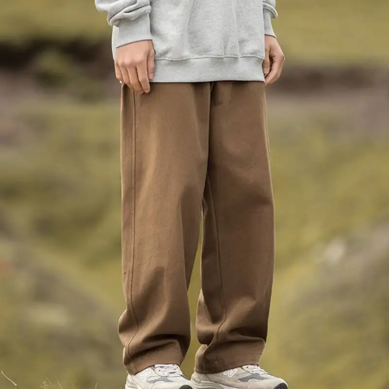 Fashionable Loose 100% Cotton Casual Pants-2