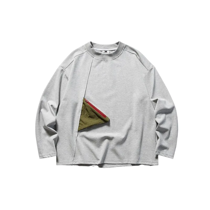 Casual Plain Cotton Blended Fabric T Shirt-0