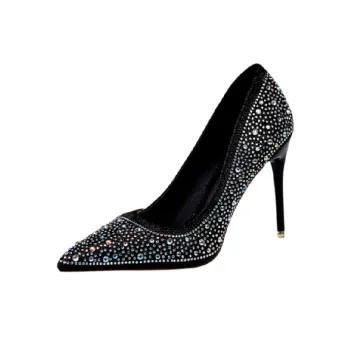 Fashionable Rhinestone High Heels