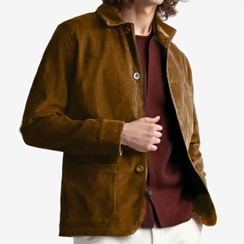 Simple Long Sleeve Jacket-1