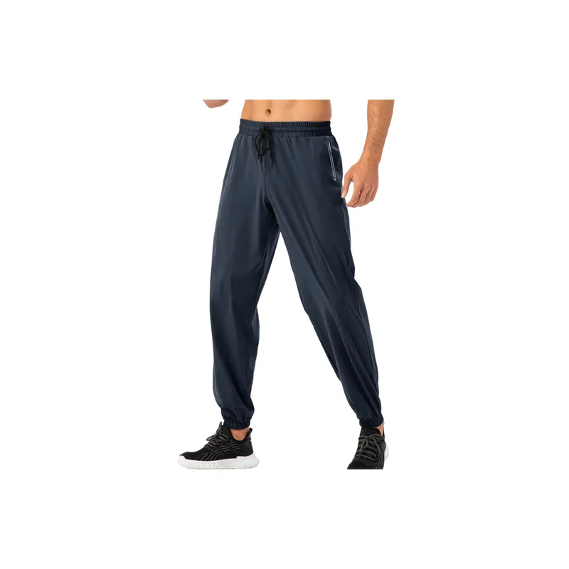 Casual Zipper Nylon Sports Pants-0
