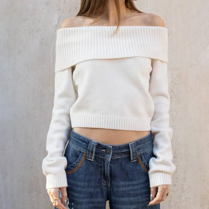 Funky Warm Polyester Knitwear Women-2