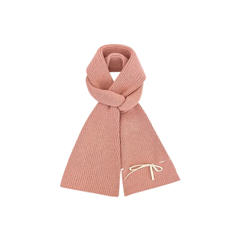 Fashionable Bow Tie Knit Scarf-3